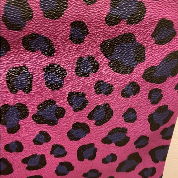 Vera Bradley Purple and Black Leopard Print Women's Crossbody Bag - Picture 11 of 15